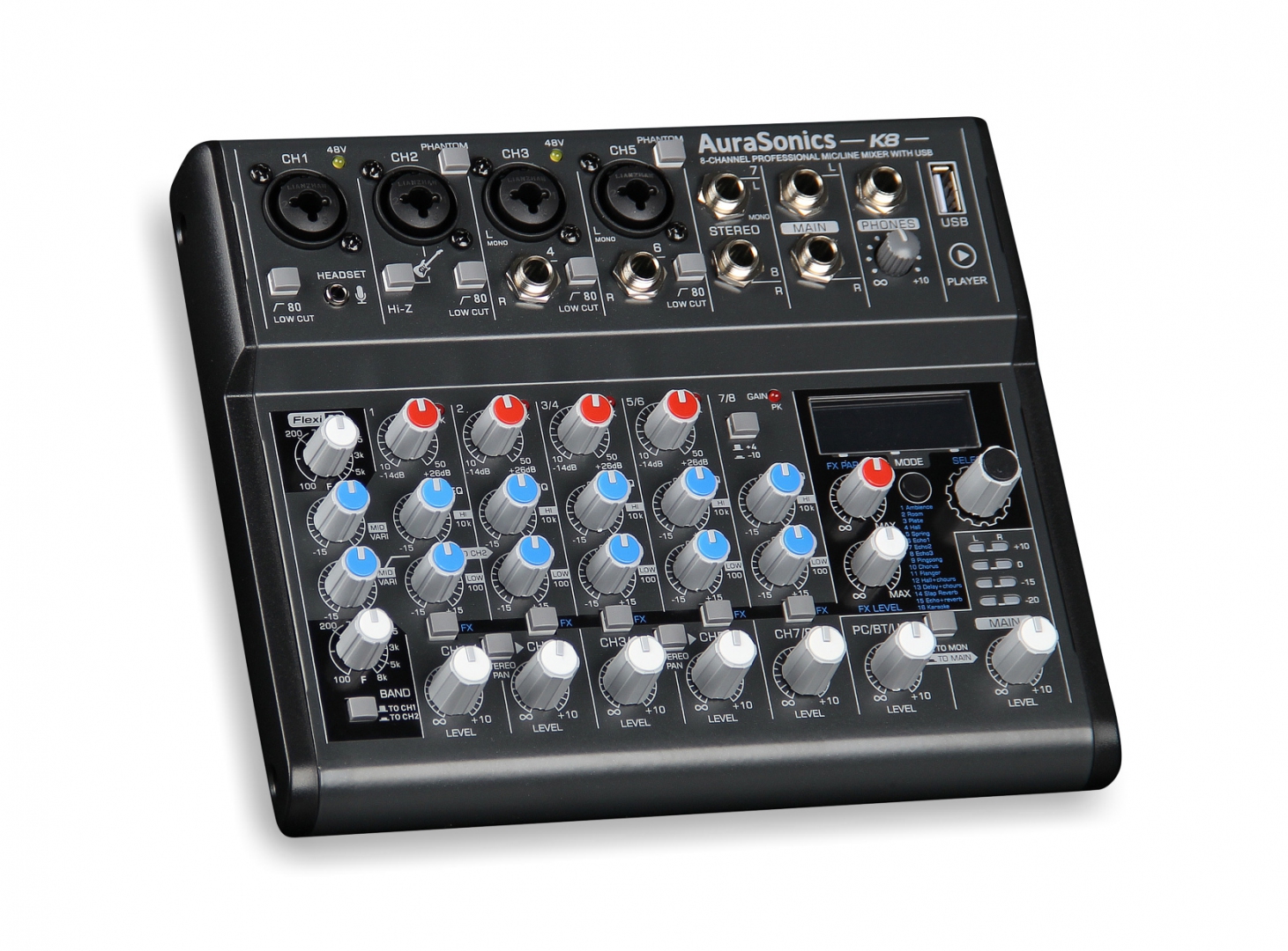 AuraSonics K8 компактный микшерный пульт в Лакинске