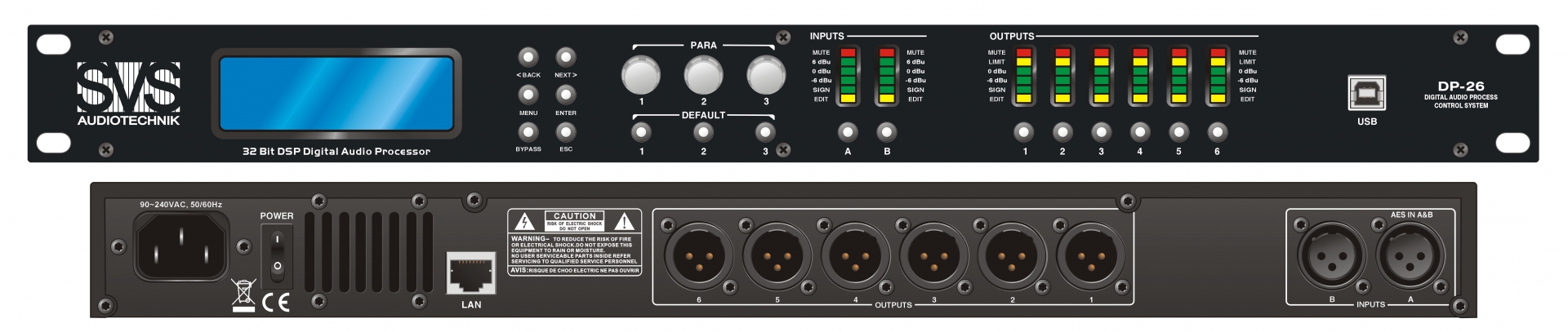 SVS Audiotechnik DP-26 Цифровой процессор: 2 входа 6 выходов в Лакинске